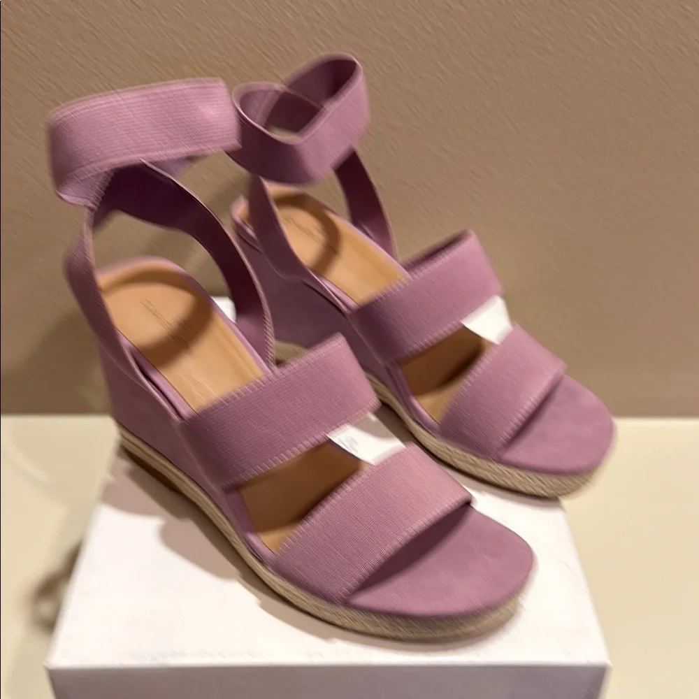 Caslon Mauve Wedge Sandals